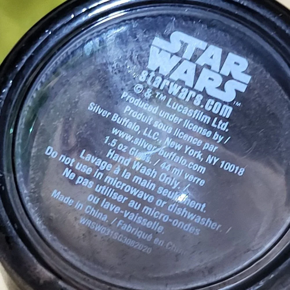 Star Wars Shot Glasses Yoda Vader Boba Fett Storm Trooper Set of 4
